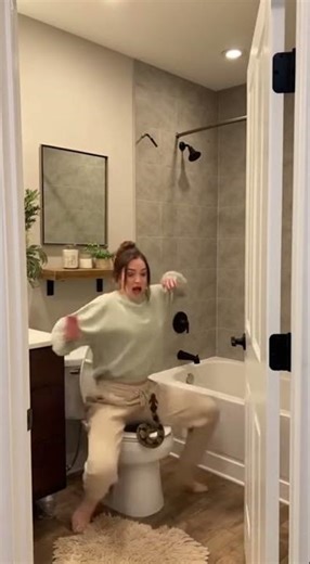 Snake Crawls Out of the Toilet