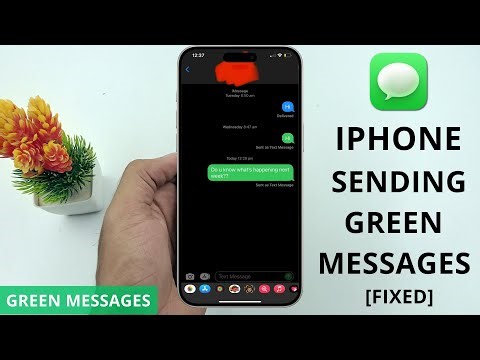 iPhone Sending Green Messages! - [FIXED]