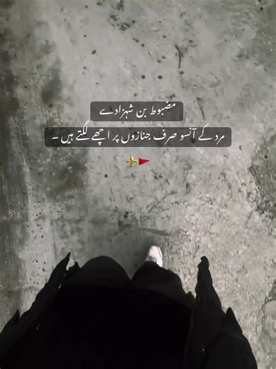 مضبوط بنو اور مضبوط رہو ۔⚜️