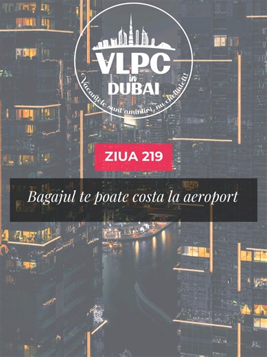 Mulți turiști ajung să plătească extra pentru bagajul de mână direct la aeroport, pentru că nu verifică regulile companiei aeriene. Dimensiunile și tipul bagajului diferă, iar costurile pot fi mult mai mari la poartă. #vlpcindubai #bagaj #zboruri #travel #vacante