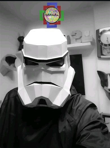 Máscara Papercraft Lowpoly para Halloween