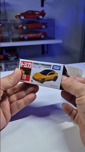 Diecast Tomica Ferrari Purosangue yellow #diecast #ferrrari #tomica