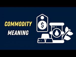Commodity Meaning