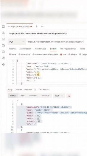 mock rest API creation | mockapi.io