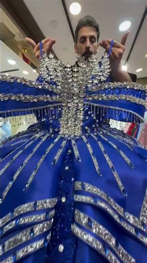 royal blue color best clothes for wedding #uniquedress