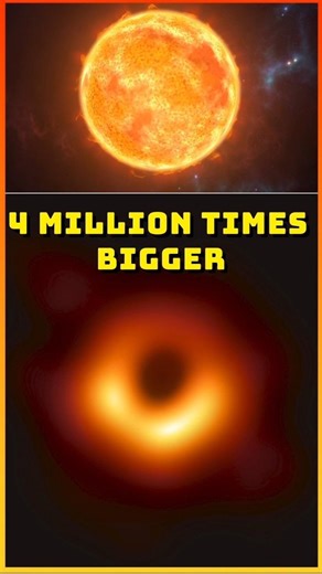 A Black Hole Which is 4 Million Times Bigger than Sun #facts #mystery #shorts #youtubeshorts