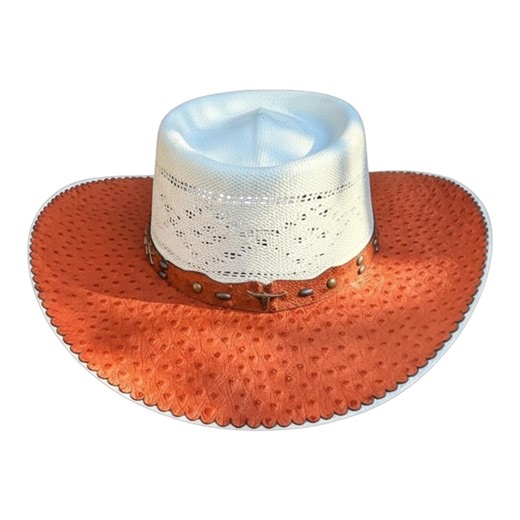 Handmade Bangora Hat With Red Ostrich Leather Lined Brim | Sizes M Y L - Etsy