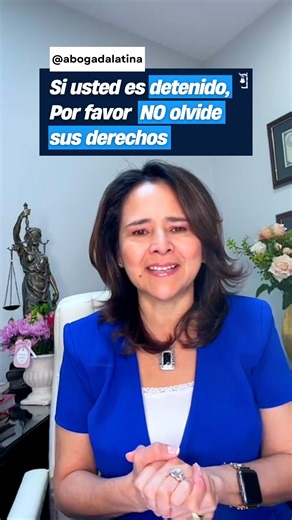 Jessica Dominguez on Instagram: "🚨 Si usted es detenido, por favor NO olvide sus derechos. En momentos difíciles, mantener la calma y recordar que tiene derecho a guardar silencio, a no firmar documentos sin entenderlos y a pedir hablar con un abogado. ✅ Aquí les comparto más información para que estén preparados y protegidos. #inmigracion #jessicadominguez #abogadalatina #abogadadeinmigracion #ice #derechos #eeuuu"