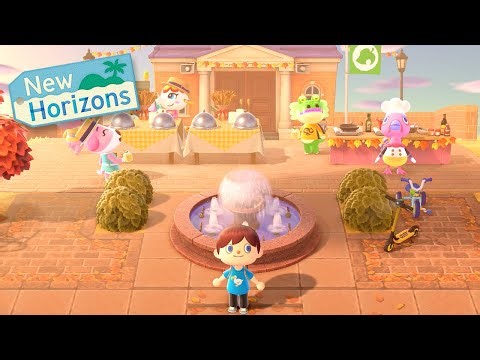 Celebrating TURKEY DAY in Animal Crossing New Horizons (or trying to...)