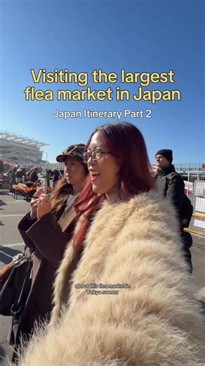 Pam Fajardo | This flea market in Japan in insane!! 📍Tokyo City Flea Market, Oi Racecourse 9 AM - 2:30 PM every weekend til Sept #travelvlogging... | Instagram