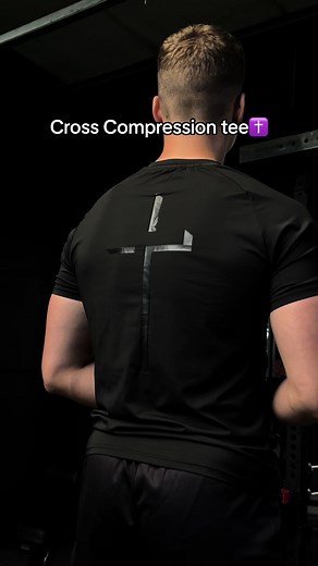 Cross Compression Tee for Gym Workouts | Saint Kaizen Clothing