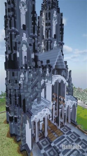 Cologne Cathedral in Minecraft! #minecraft #minecraftbuilding
