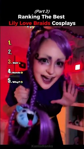 Ranking The Best Lily Love Braids Cosplays (new) Part 3💥 #viralshorts