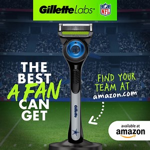 Ready to experience the best a fan can get? 🪒12 incredible teams Gillette's best shave* delivers the game day confidence boost every fan needs, every day. 🏈Get your GilletteLabs Official @NFL Licensed Razor from @Amazon NOW to start the season smooth. (*also available as heated) | Gillette