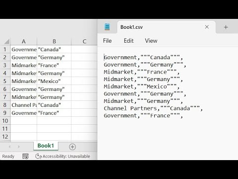 How To Remove Extra Quotes While Exporting Excel To CSV? (When Opening in Notepad)