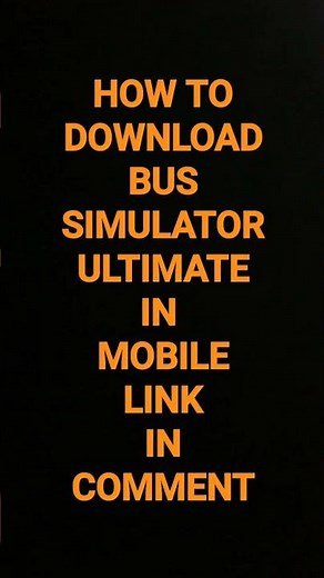 HOW TO DOWNLOAD BUS SIMULATOR ULTIMATE IN MOBILE MEDIAFIRE LINK