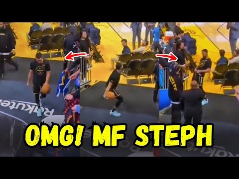 Steph Curry's shot from the tunnel