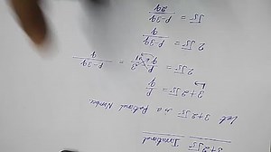 How to solve questions like this 3+2 root 5... | Filo