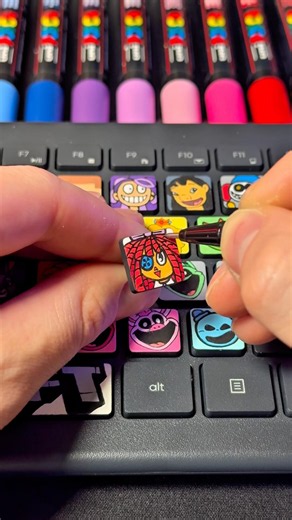 Drawing Rigatha on my Keyboard (The Amazing Digital Circus) #drawing #art #rigatha #digitalcircus