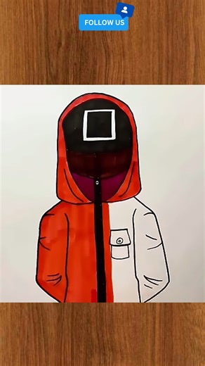 How to Draw the Square Guard from Squid Game | Easy Step-by-Step Drawing Tutorial #SquidGame #SquareGuard #SquidGameDrawing #HowToDraw #EasyDrawing #ArtReels | Çizim Mektebı