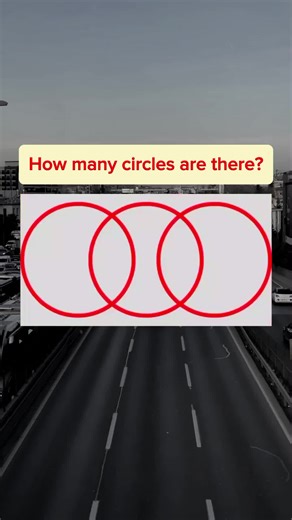 Logic Test Challenge: How Many Circles Do You See?