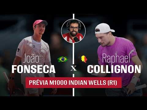Análise Pré-Jogo JOÃO FONSECA x Raphael Collignon (ATP Masters 1000 Indian Wells)