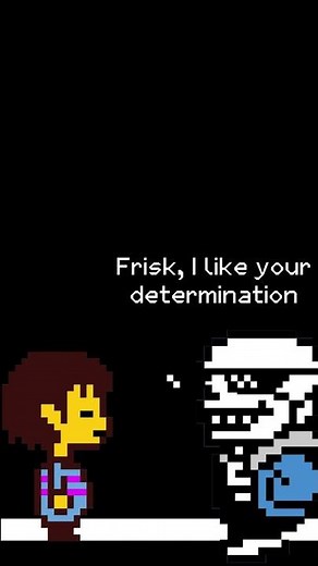 If sans challenged frisk to a rap battle #undertale #sans #frisk #filterchallenge #anime #rapbattle