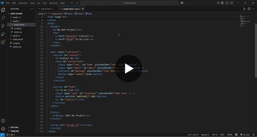 #apexplanet #webdevelopment #javascript #html #css #frontend #codenewbie #learningjourney | Raparthy Thrisha