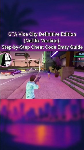 How to Enter Cheat Codes in GTA Vice City Definitive Edition Mobile (2026) #gta #gtavc #gaming #gta6