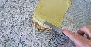DIY Faux Lace Texture