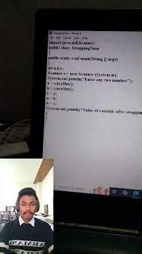 Swapping of two numbers in Java #shorts