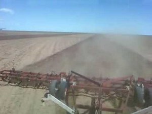 Trimble Ez-Guide and Ez-Steer on a John Deere 8100