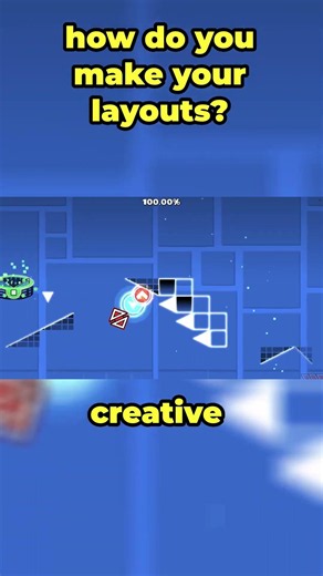 how do you design your layouts? #gd #gmd #geometrydash