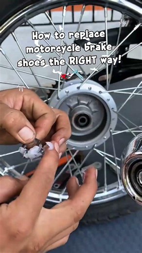 Perfect Motorcycle Drum Brake Installation! 🏍️🔧 #shorts