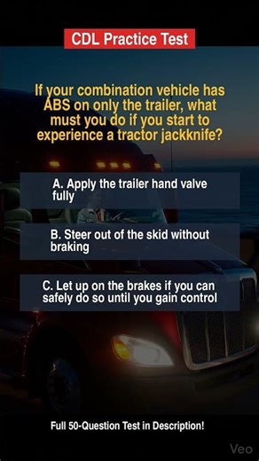 The secret to passing? Knowing rules like this. #CDL #AirBrakes #Texas #shorts