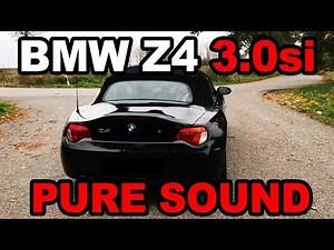 BMW Z4 3.0si PURE EXHAUST SOUND - 265hp - LAUNCH - BRUTAL - E85