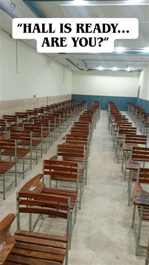 Kips College Satellite Town Campus GRW on Instagram: "📝 Send-ups begin tomorrow. The hall is ready… are you ready too? 💙🔥 #SendUps2025 #KIPSCollege #ExamSeason #StudyModeOn #StudentLife #CampusVibes #KIPSGujranwala #BSPrograms #CollegeReels #MotivationForStudents #kipscollegeforgirls #KipsCollegeSatelliteTownCampusGrw #kipsians #sendups #sendups📚 #ExamPreparation #exammemes #examseason📚"