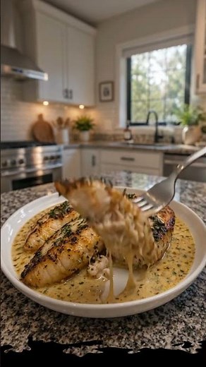Garlic Herb Cod Fillets with Creamy Citrus Sauce