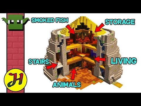 Minecraft Tutorial: Iron Age House (How to Build a Survival Base) +download