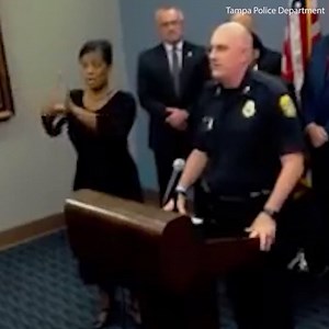 533K views · 78 reactions | This interpreter delivered gibberish sign language at a very important police press conference | Daily Mail Video | Facebook
