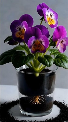 Pansy Plant Growth Timelapse 🌸 Relaxing & Satisfying Plant Timelapse