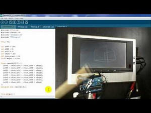 Arduino+libreria TVout para ver los datos en monitor de video compuesto