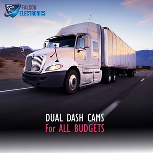 55K views · 164 reactions |  SALE NOW ON - 10% OFF And FREE Shipping Trucker DVR Dual Dash Cams for every budget!  Starting at $114.97 for our popular 1080P trucker dash cam to our TOP OF THE RANGE dual dash cam which has an amazing 4K camera, Wifi, GPS and exceptional night time viewing. Normal price $349.99 - now just $214.97 PLUS up to 10% OFF today... AND there is even financing available with Klarna! | FalconEye Dash Cam | Facebook