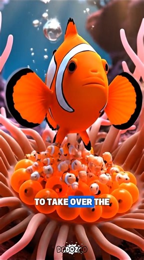 Can male Nemo become female?😱#nemo #fish #animalsfacts #animals