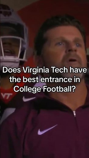Unveiling the Legendary Entrance: Virginia Tech Hokies and 'Enter Sandman' #collegefootball