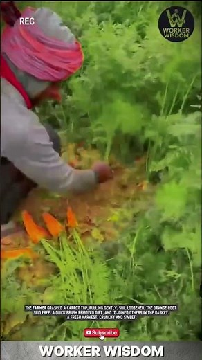 Carrot Harvesting Process | Fresh Carrots from Farm to Market #workwonders #farming