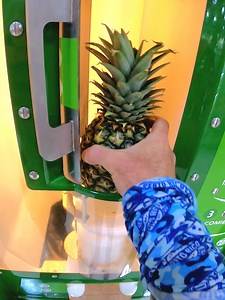 78K views · 2.3K reactions | le Metes la Piña 浪 yy Wuaa.. Raa.. Raaaa.. en 20 Segundos.. Corta.. Pela y Pica ❤️ en Palitos de Piña !! Tremenda Maquinita | Puerto Rico desde el Aire | Facebook