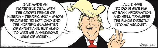 Mallard Fillmore Comic Strip 2025-11-24 | Comics Kingdom