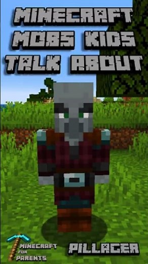 MINECRAFT PILLAGERS - Quick Guide for Parents #shorts