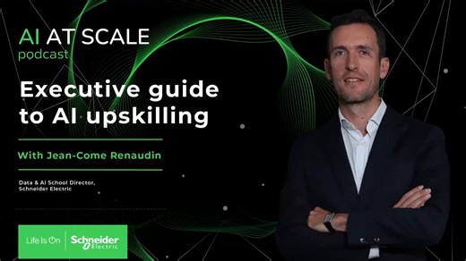 What’s your idea for AI upskilling? From e-learning to promptathons - AI learning at Schneider Electric is anything but ordinary. Jean-Côme Renaudin, Global AI & Data School Director, joins AI at Scale podcast to talk about building a vibrant AI culture across the company. Hear how leadership, creativity, and community are driving AI adoption at scale through: ▪️ Dedicated training courses for everyone, ▪️ Monthly TED-talk-style meet-ups, ▪️ Exclusive events featuring leading AI experts such as 